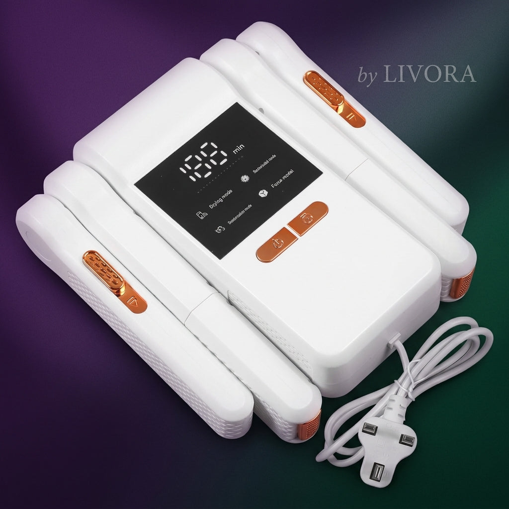 LIVORA Electric Shoe & Boot Dryer with UV Sterilization