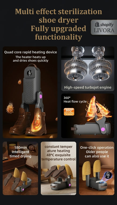 4-Nozzle Shoe & Boot Dryer
