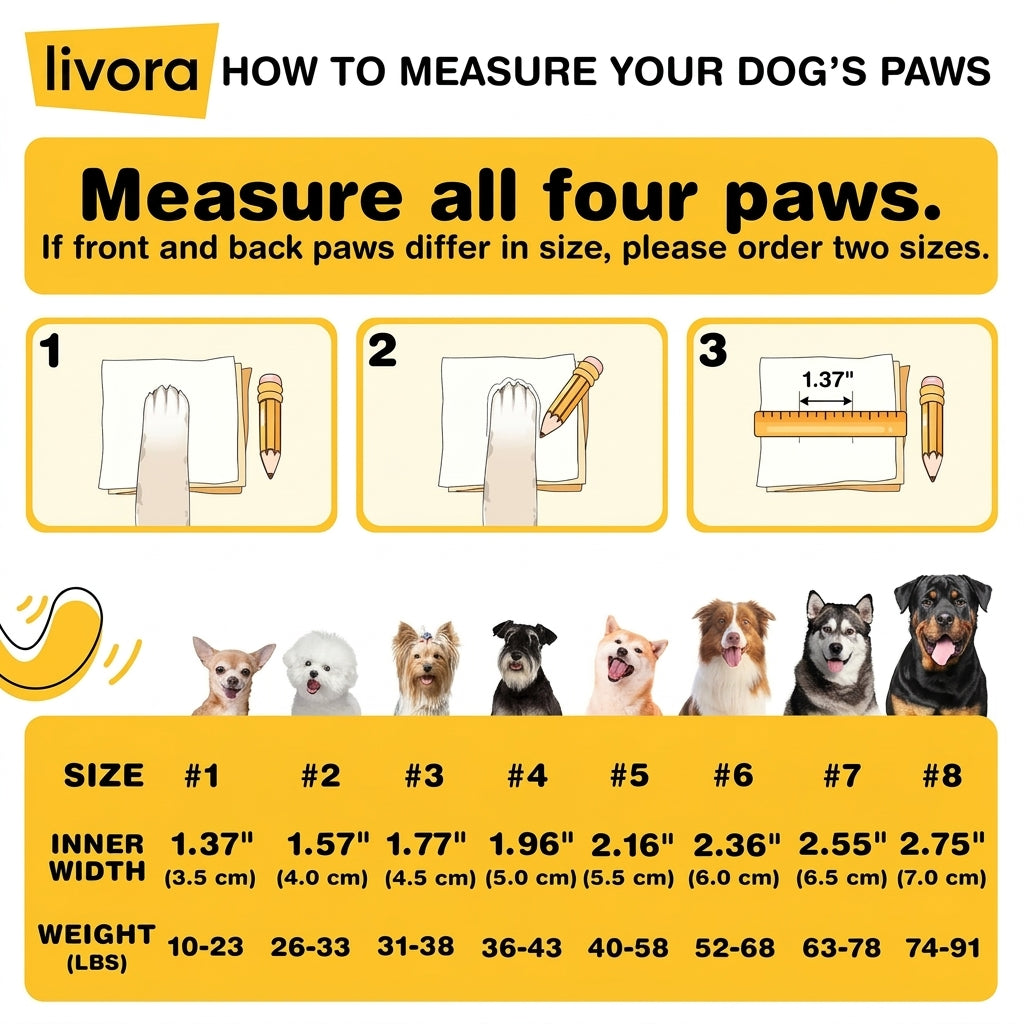 High Coverage Waterproof Dog Boots & Booties – Non-Slip Paw Protection for Winter, Snow, Hot Pavement, and Outdoor HikingProduct.