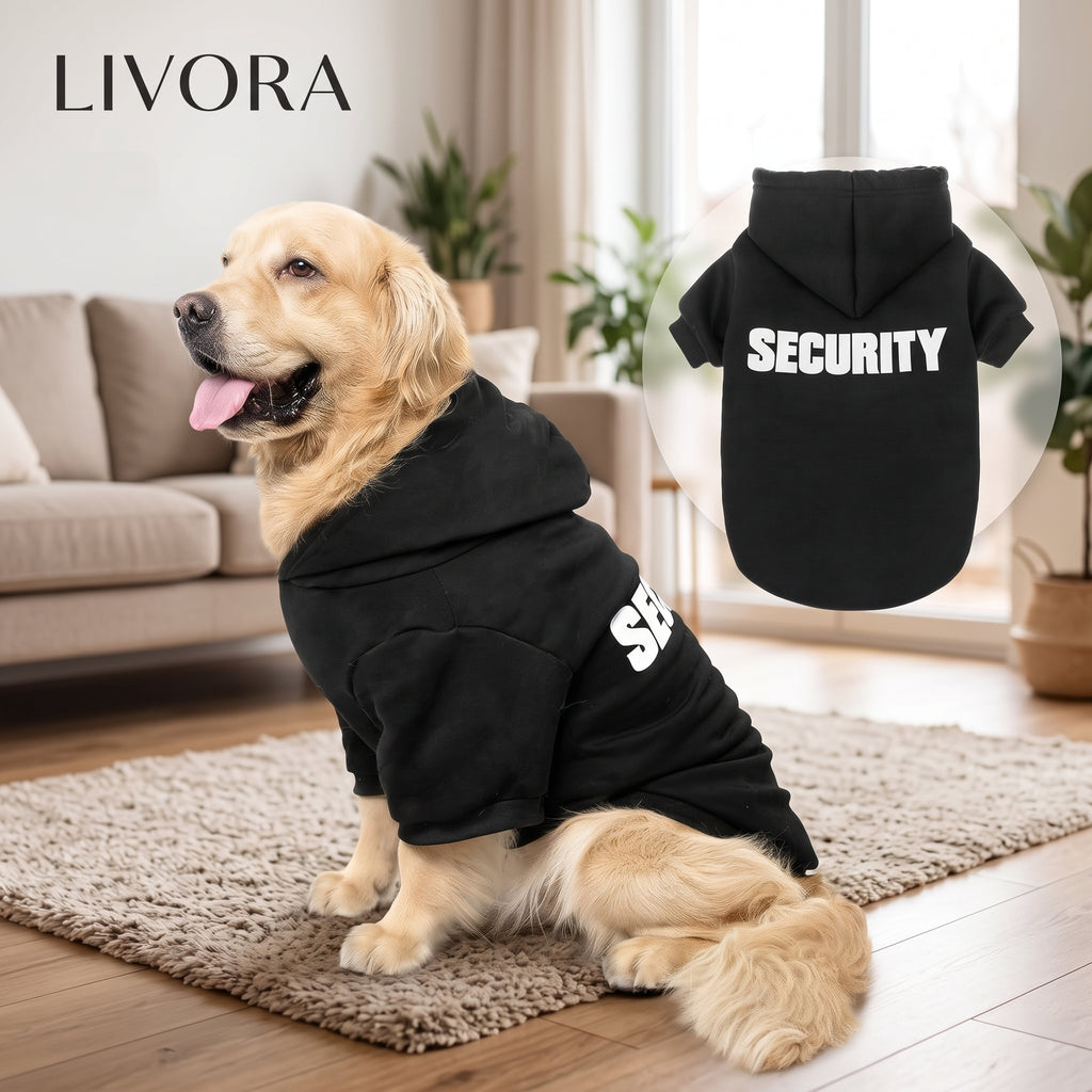 Casual Fleece-Lined Dog Hoodie
