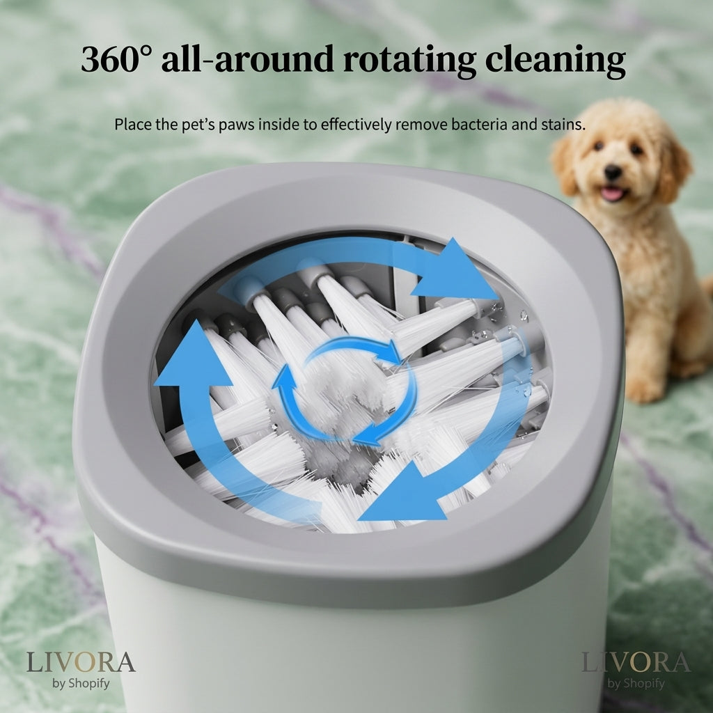 Automatic Pet Paw Cleaner