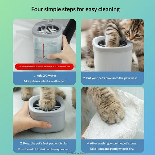 Automatic Pet Paw Cleaner