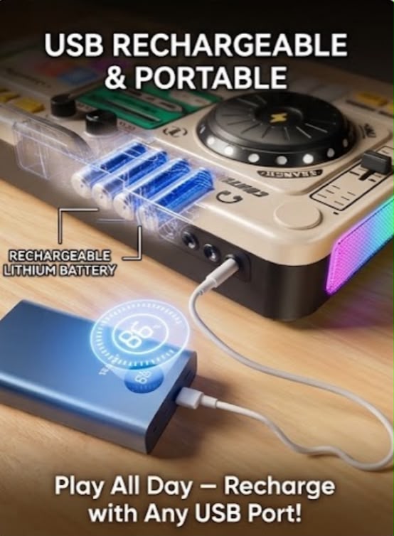 DJ-контроллер USB зарядка
